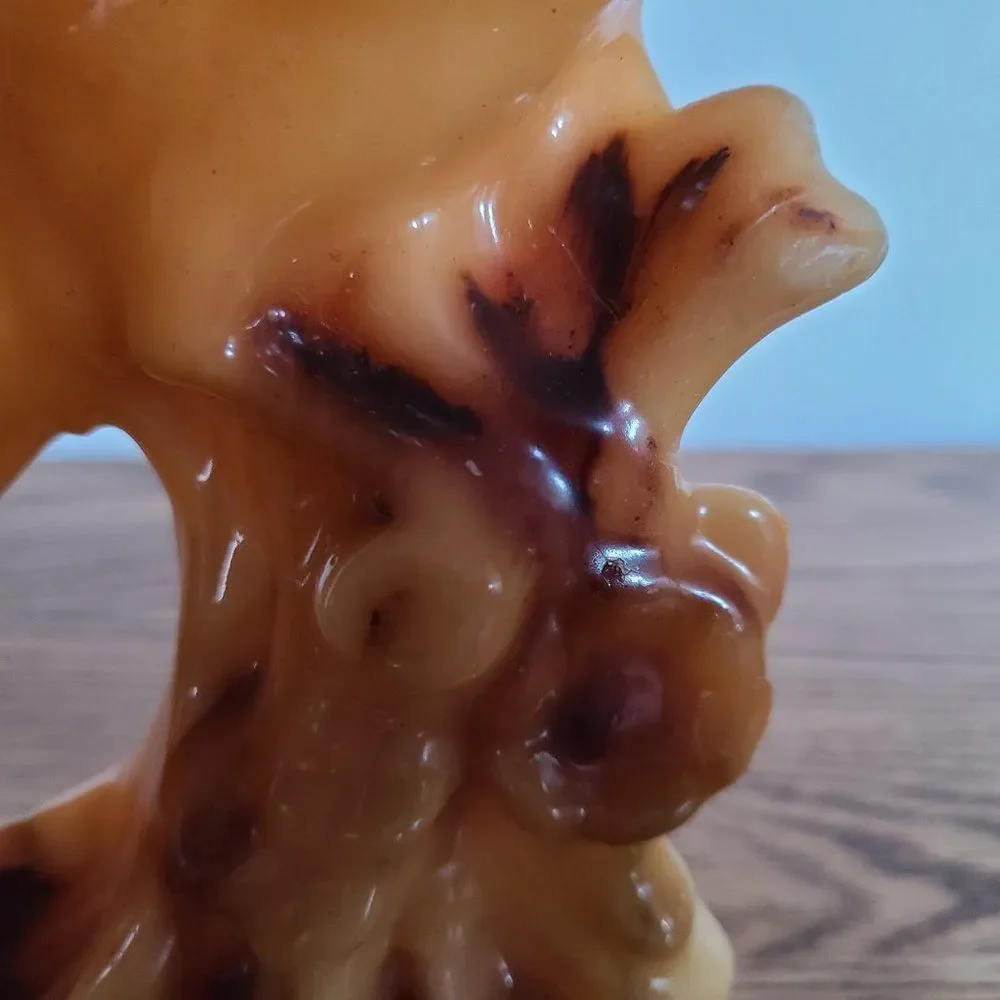 Vintage Unique Novelty Wax Candle - Bird on Perch - Vintage Rare UNIQUE Unlit